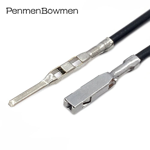10 Pcs Auto 1.5mm Crimp Terminal Male Female Electric Wire Connector Loose Pins with Cable 211cc2s1120 211cc2s1160p 10863985