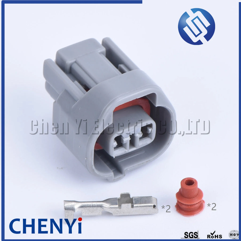 2 Pin auto waterproof connector Fog lamp tail lamp plug air conditioning compressor pump socket 6189-0239 6189-0249 90980-11156