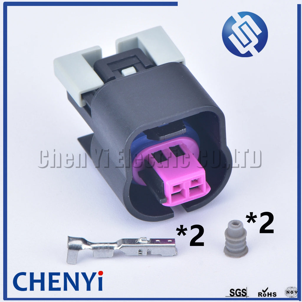 2 Pin Automotive Waterproof Connector Camshaft Intake Exhaust VVT Valve Solenoid Socket Plug 15335987 For GM Opel Insignia