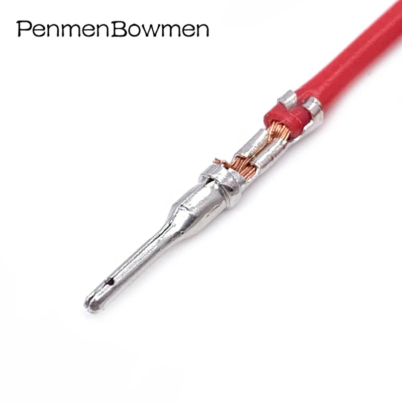 10 Pcs DT Auto Crimp Terminal 1.5MM 1060-16-0122 1062-16-0122 Connectors Pins Cold Pressed Terminals for Car Engine with Cable