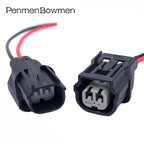 1 Set 2 Pin Car ABS Switch Ignition Coil Electrical Cable Connector Female Male Wire Harness Plug for Hondas 6189-7036 6189-6905