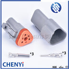 3 Pin Automotive Waterproof Connector Male or Female Wire harness plug DT06-3S DT04-3P DT04-3P-L012 For Deutsch DT series