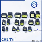 1/2/3/4/6/8/10/12/16 Pin Waterproof Connector Electrical Plug Car Auto Sealed Truck Harness Socket 174879-2 174877-2