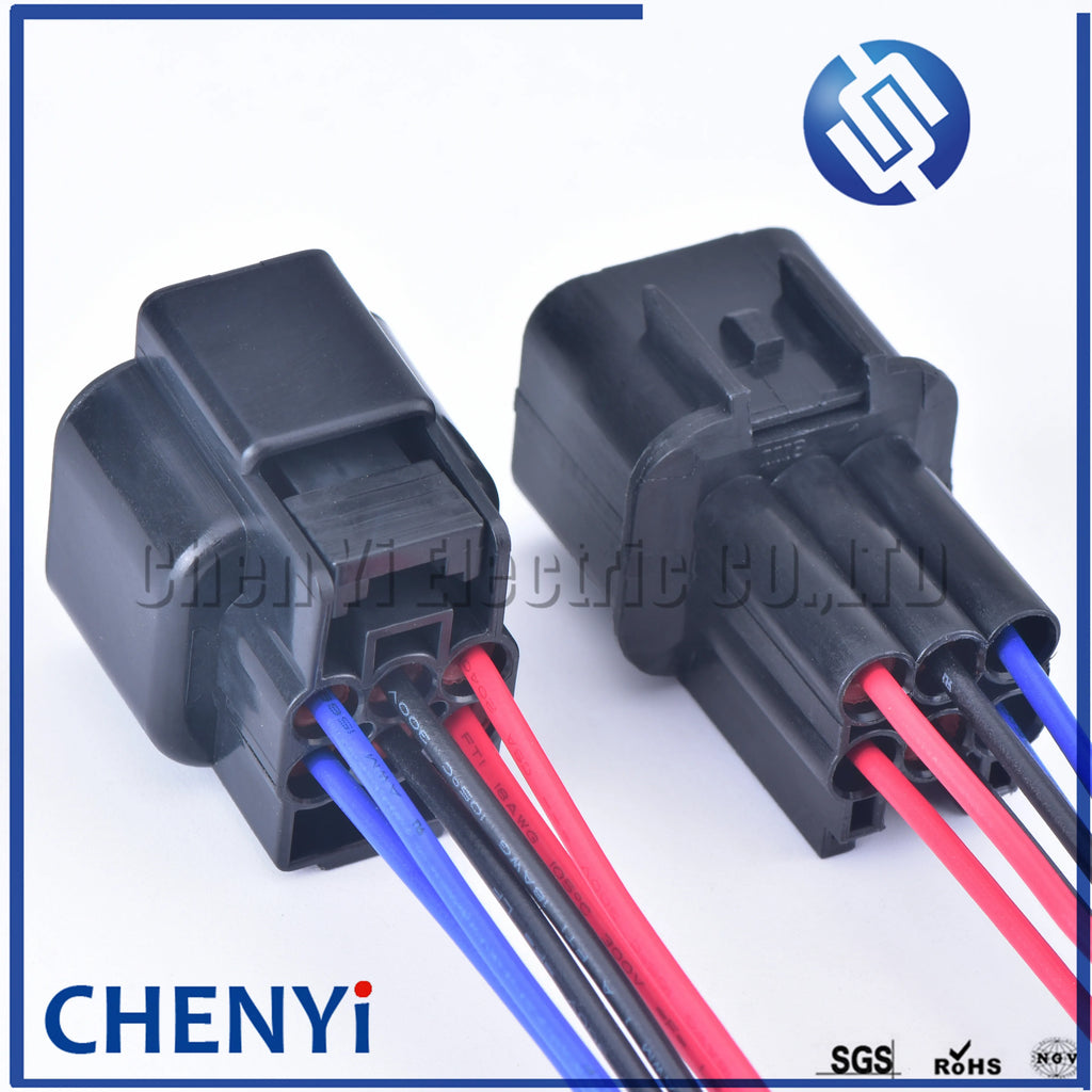 6 Pin 090 Oxygen Sensor Automotive Waterproof Connector Headlamp Fog Lamp Plug PB625-06027 PB621-06020 with wire For Hyundai