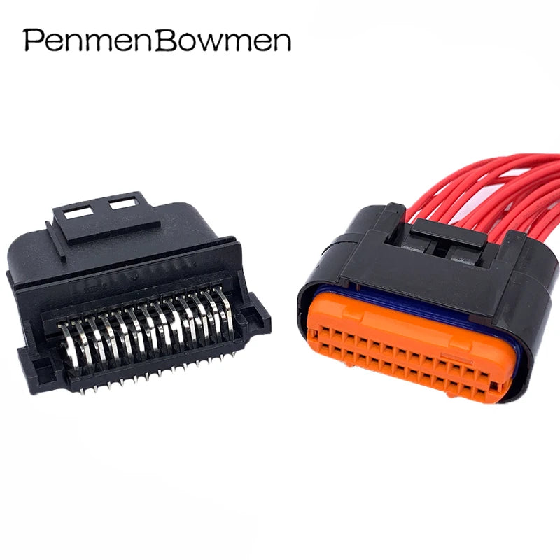 18 26 34Pin ECU Auto Computer Control System Plug Connector Wire Harness Needle Seat MX23A26SF1 MX23A34SF1 MX23A18SF1