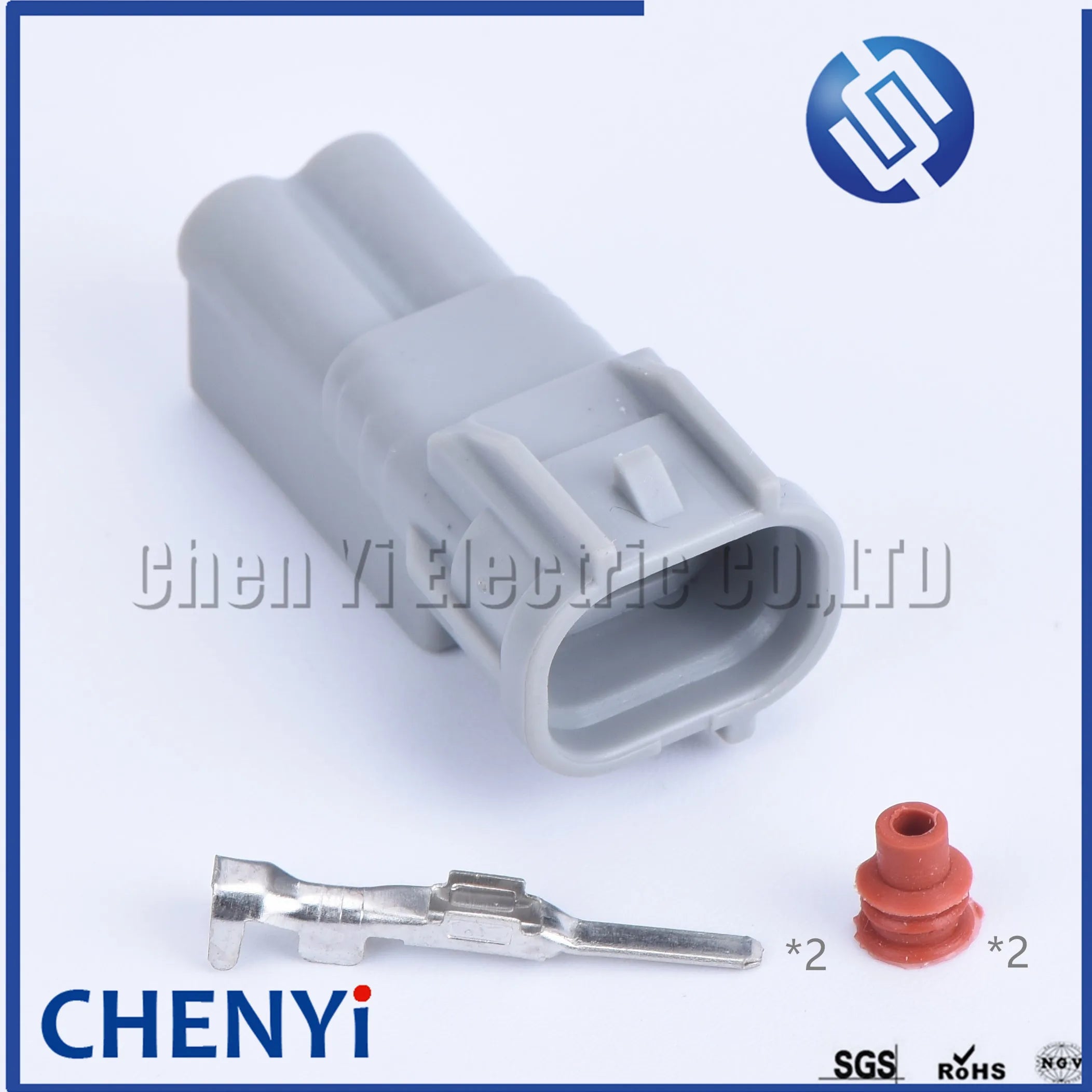 2 Pin auto waterproof connector Fog lamp tail lamp plug air conditioning compressor pump socket 6189-0239 6189-0249 90980-11156