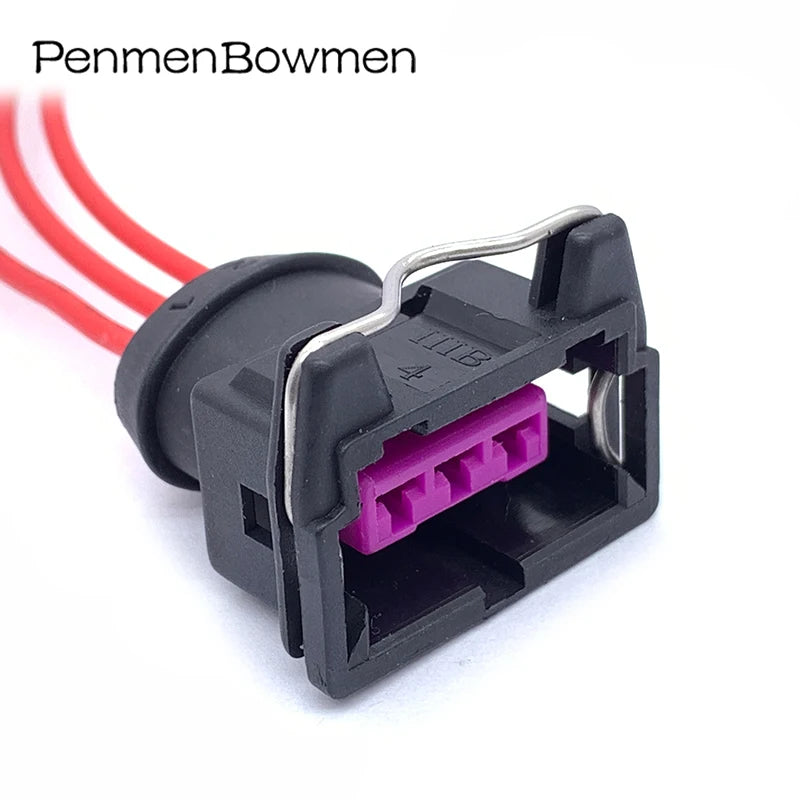 1 Set 3 Pin Speed Motor Crankshaft Camshaft Position Fuel Injector Electrical Connectors Wire Harness Plug 443906233 443906247