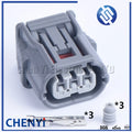 3 pin waterproof sealed connector female HX 040 Head Lamp Light Socket auto connector 6188-4775 6189-7037 For Honda