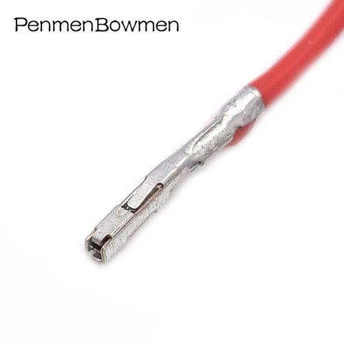 10 Pcs 2.0mm Auto Splice Crimping Terminal Electronic Connector Wire Loose Pin Replacement with Cable 8100-3455