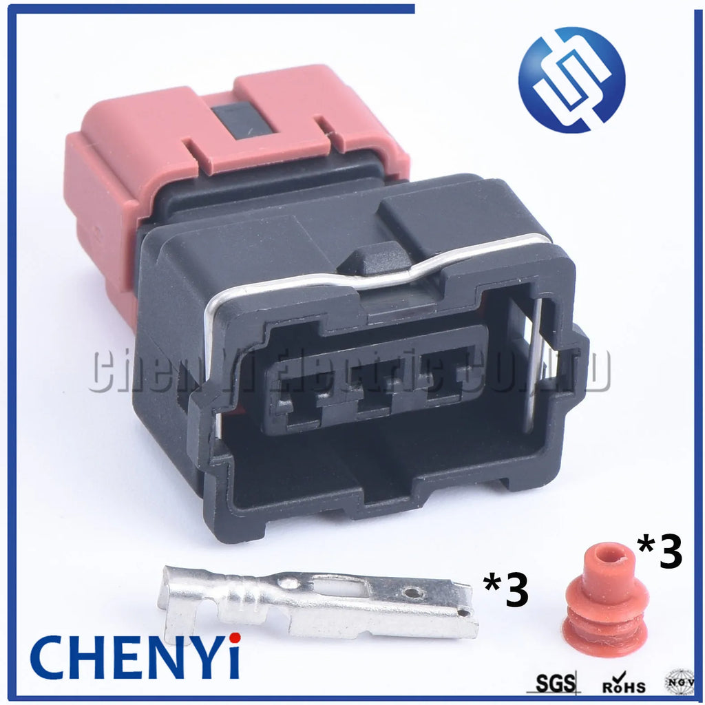 3 Pin auto Connector waterproof electrical plug female For high pressure packet Proton Wira VDO ignition coil auto mechanika