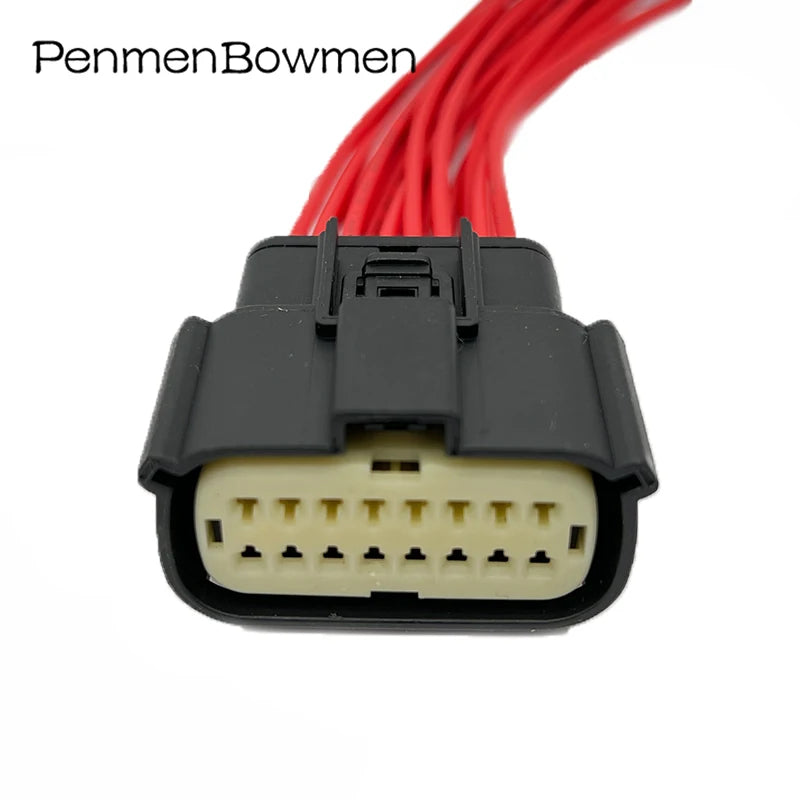 1 Set 16 Pin Auto Headlight Electrical Cable Connectors Waterproof Female Male Wire Harness Plug For 33472-1601 33482-1601