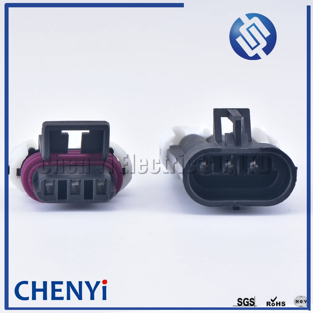 1 Set 3 Pin black Metri-Pack 150 male or female temperature Sensor Plug auto waterproof connector 12129615 12110293