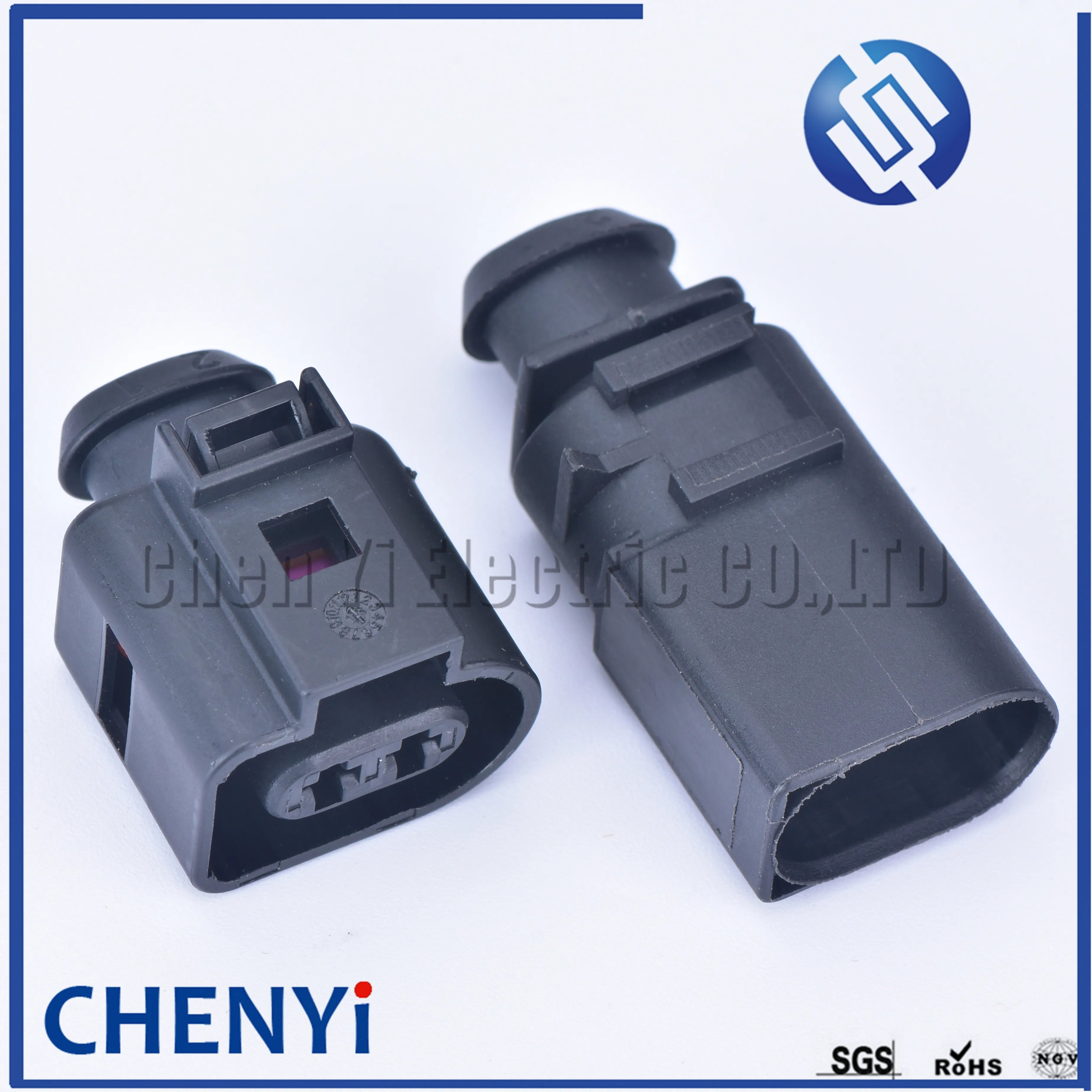 2 Pin 3.5mm male or female automotive waterproof wiring harness connector electrical horn plug 1J0973722 1717692-1 8D0973822