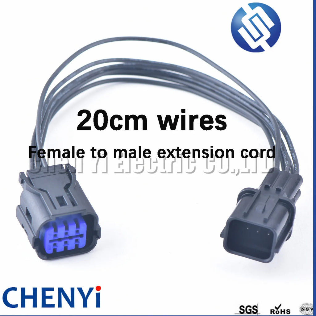 6 Pin female to Male Pigtail Connector Car taillights Wire Harness plug Front bumper radar plug for Hyundai Elantra HP281-06020