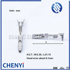 50 Pcs 1.5mm series car crimping cable wire terminal G397 DJ627A-E1.5A 1241378-1 1241380-1 for automotive connector plug