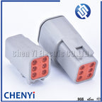 6 Pin DTM connector DTM06-6S Male or Female Auto Waterproof Connector Automotive Sealed Plug DTM04-6P For Deutsch
