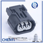 2 set HX 040 3 pin waterproof car plug adapter ignition coil connector For Honda Civic Element CR-V 6189-0887 6188-4739