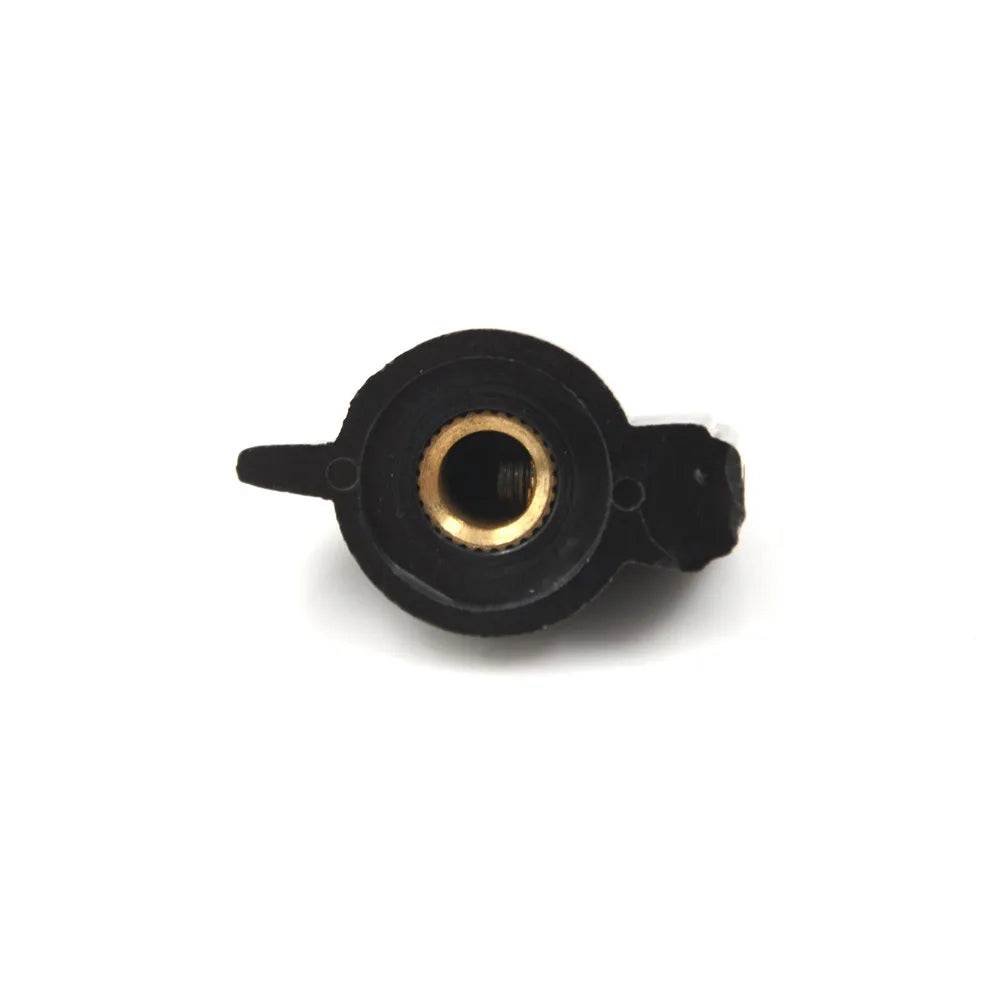 5Pcs 6mm Useful Shaft Hole Dia Bakelite Potentiometer Pot Pointer Knobs Caps