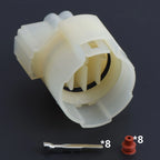 8 Pin Automotive Sealed socket waterproof auto connector 2.0mm male or female speaker plug sensor connectors 6187-8691 6180-8451