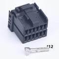 12 Pin 174058-2 174045-2 male or female Sealed black auto wire connector window lifter assembly harness plug for car motorcycle
