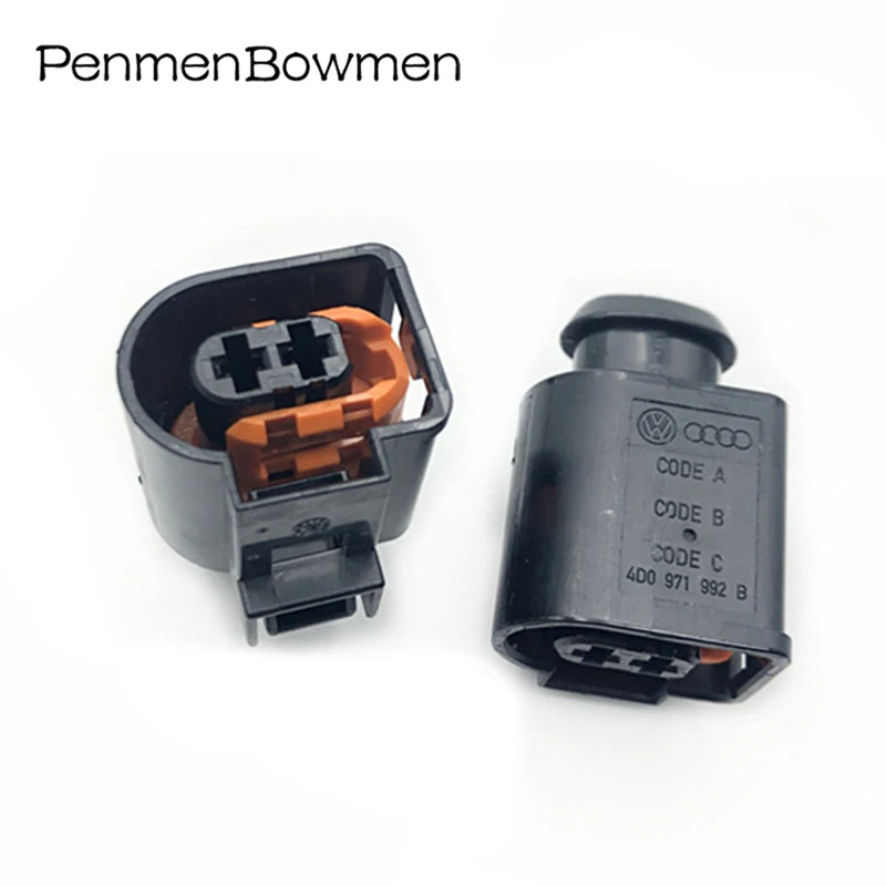 1 Set 2 Pin Car 4D0971992B Alternator Pigtail Plug Wiring Harness Electrical Cable Connectors For Golf Polo Passat A4 Skoda
