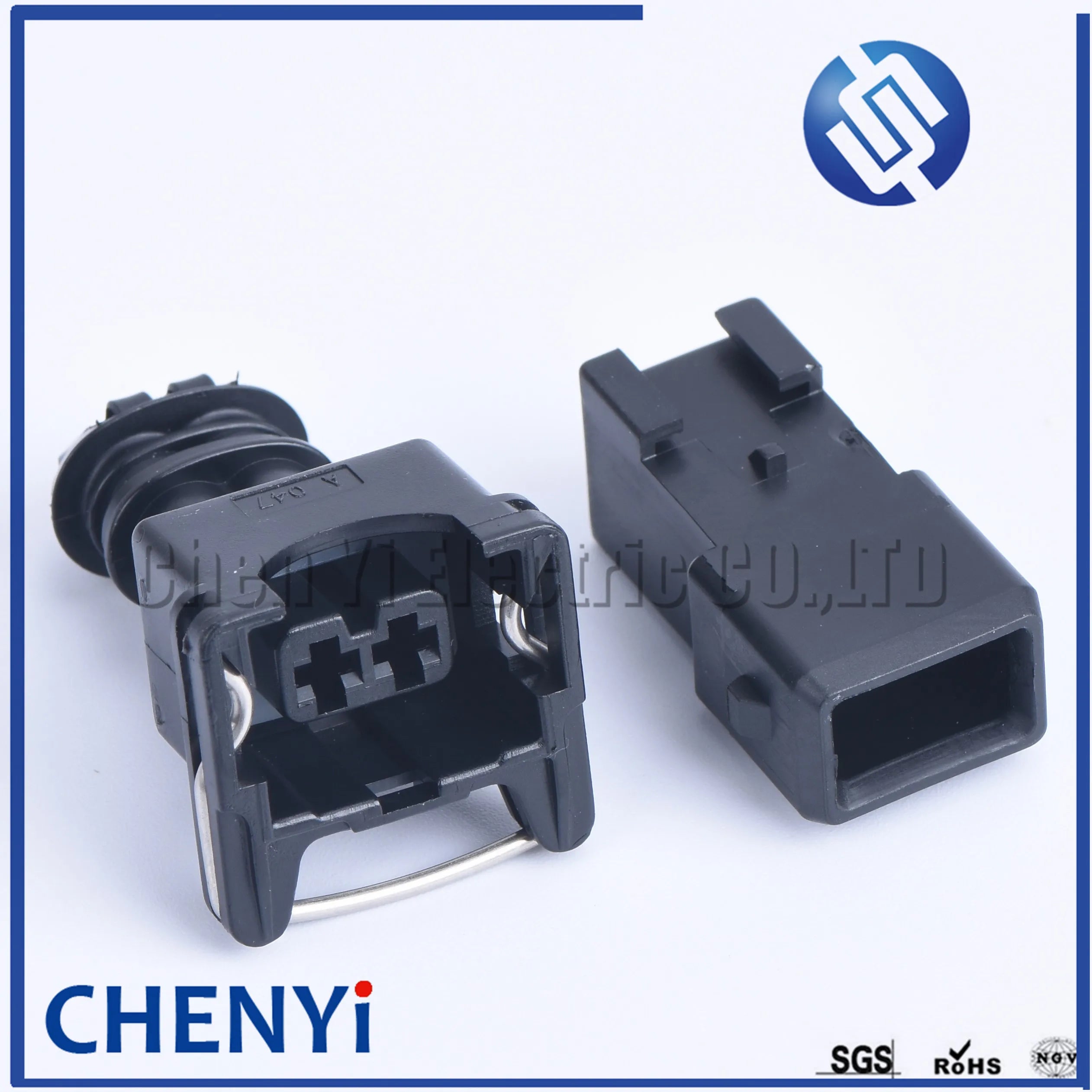 2 set 2 Pin auto Waterproof Electrical Wire Connector fuel spray nozzle Plug EV1 282762-1 1-144545-0 282189-1