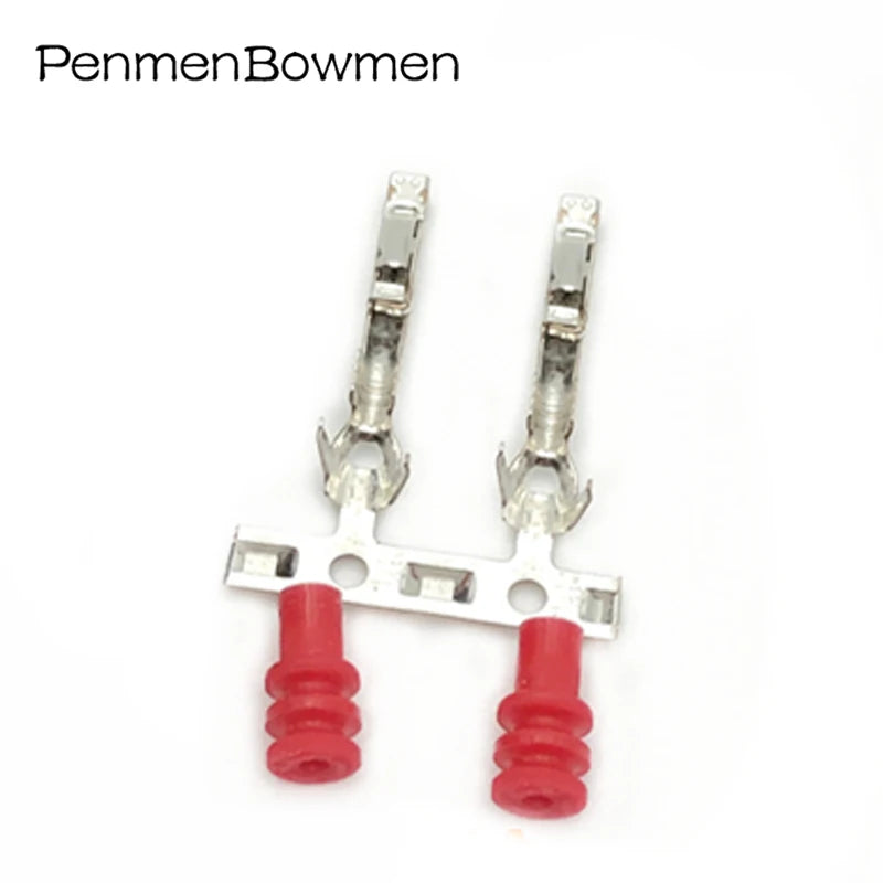 1 Set 2 Pin Auto Air Butt Electrical Cable Connectors Waterproof Female Wire Harness Plug 4F0973702 6R0973323 4H0973702A