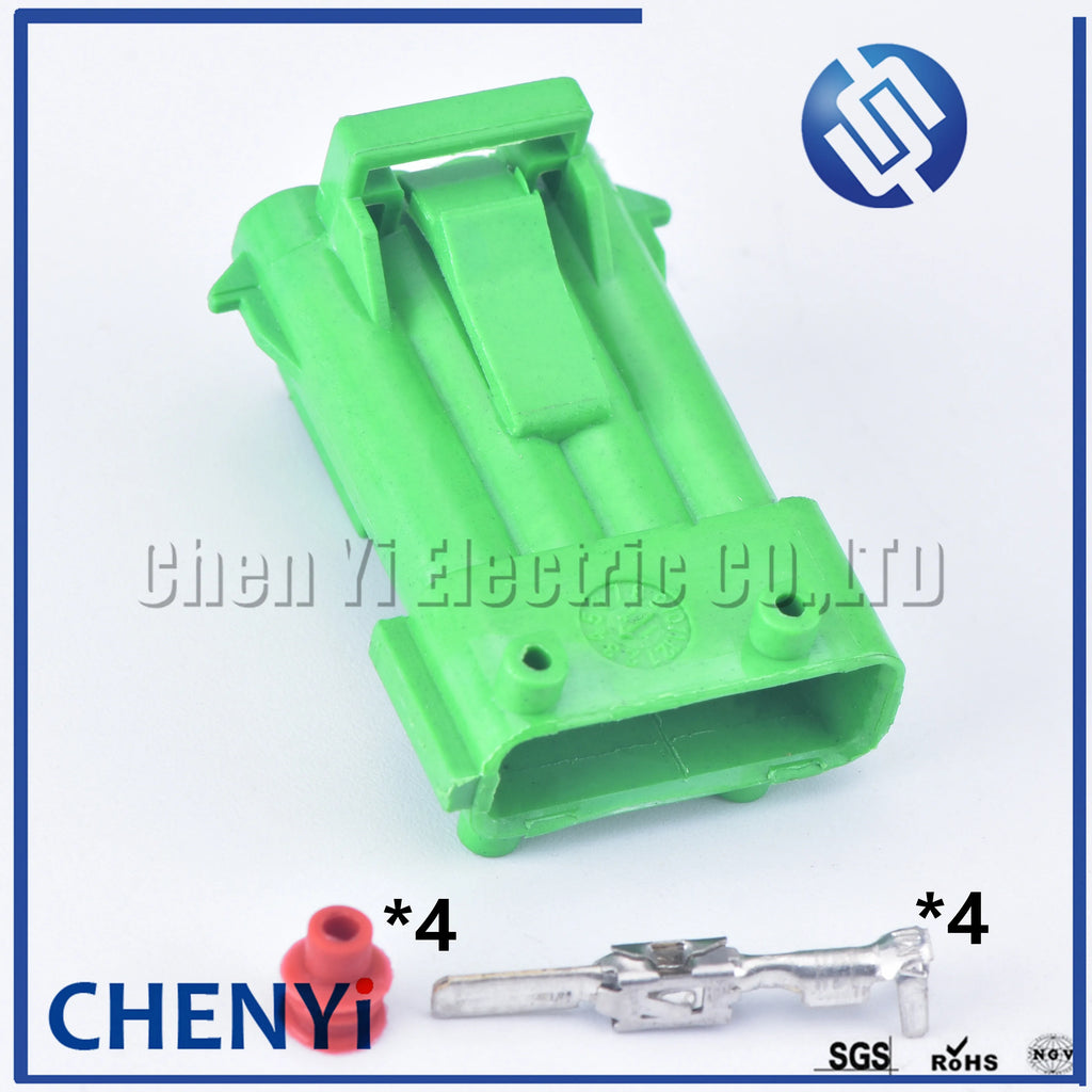 4 Pin auto waterproof connectors male or female 1618R0 Oxygen O2 Lambda Probes Sensor plug 185001-6 144998-6 For Peugeot Citroen