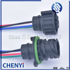 4 Pin 2.5mm round A7 odometer speed sensor plug Auto waterproof connector 1-967402-1 1-967325-1 with 15cm 18AWG cable For HOWO