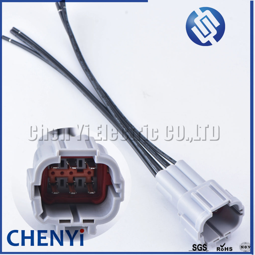 6 Pin Automotive Headlight Socket Light Lamp waterproof Connector 6185-1175 For Nissan Teana Sentra Exalta (N16) IACV Sensor