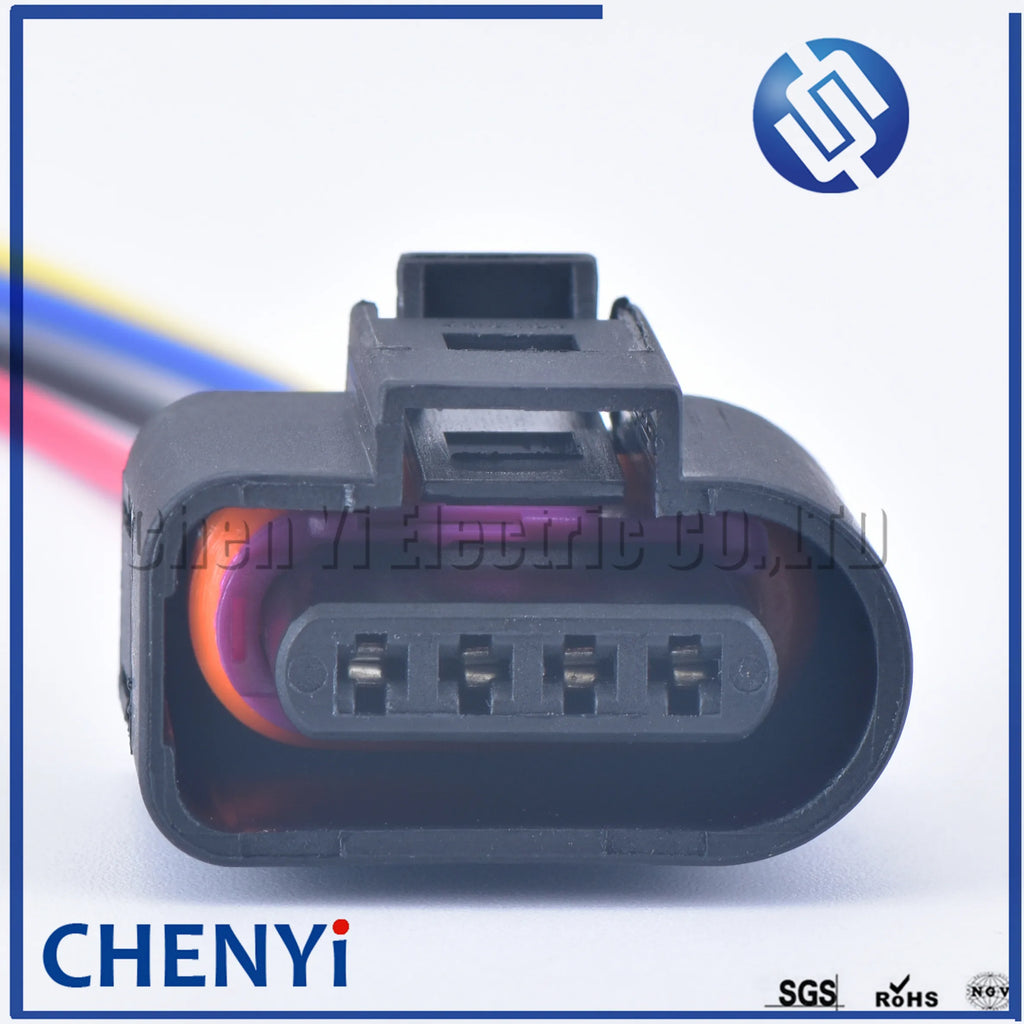 4 pin 1.5 series female automotive coil Extension adapter connector horn plug Air Inlet Pressure Sensor Plug 1J0973704 1J0973804