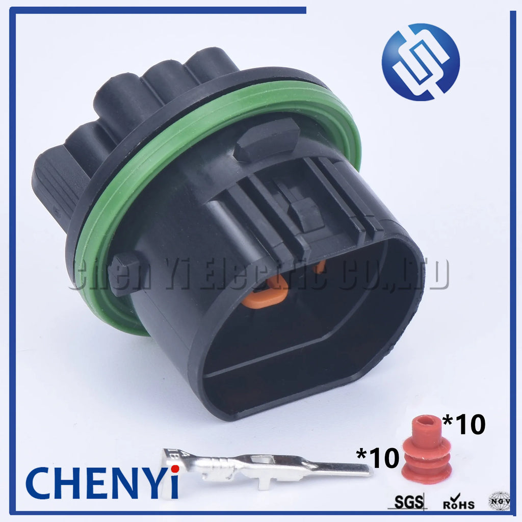 10 pin automotive waterproof connector 2.8 headlamps LED car socket sensor connector GL221-10021 HP066-10021 For Hyundai