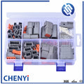225pcs DTM Waterproof Wire Connector Kit DTM06-2S/3/4/6/8S/12S DTM04-2P/3/4/6/8P/12P Automotive Sealed Plug For Deutsch