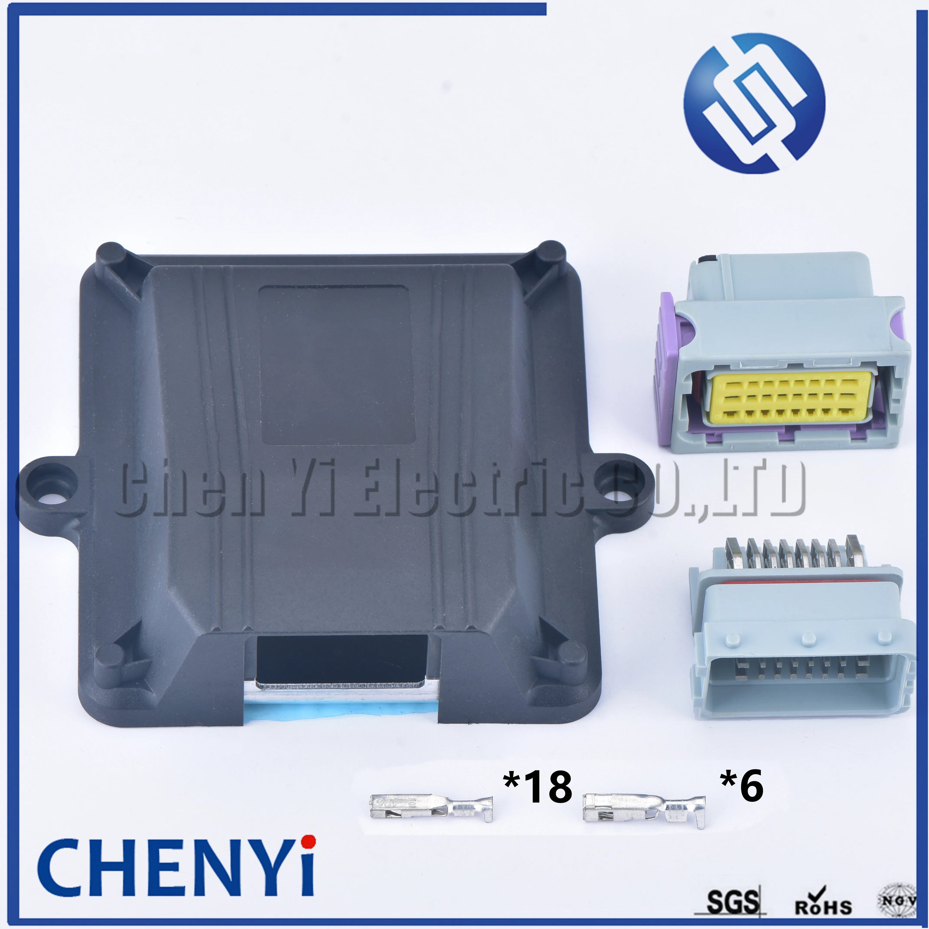 24 Pin ECU automotive plastic enclosure box case motor car LPG CNG conversion ECU controller with auto connectors 211PC249S0005