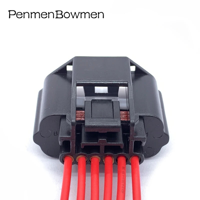 1 Set 6 Pin Car Air Flow Meter Throttle Electrical Cable Connectors Female Wire Harness Plug For 7283-8850-30