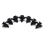50Pcs Car Fastener fit 8mm Dia Hole Black Push Retainer Rivets Clips for Automobile Door Bumper Fender Cover Trim Clip Wholesale