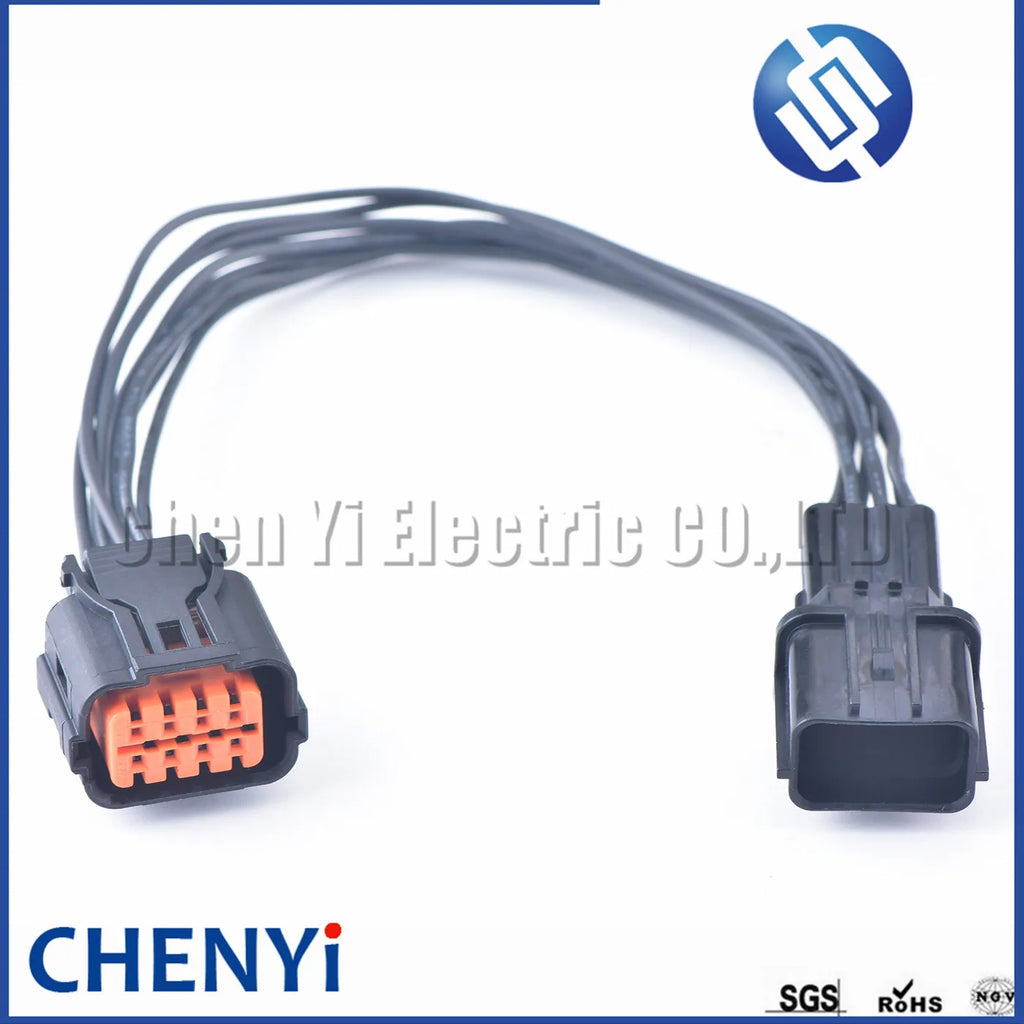 8 Pin HP285-08021 Auto Waterproof 8 Pin female to 8 Pin Male Pigtail Connector Socket HP281-08020 HP291-08100 for Hyundai