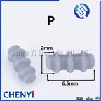 100 Pcs 1/1.5/1.8/3.5/4.8/6.3 car wire connector waterproof ring circle rubber seal solid plug silicone sheath cap for Connector