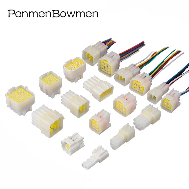 1 Set 2 3 4 6 8 9 16 Pin Auto Throttle Speed Regulation Switch Electrical Cable Connectors Female Male Wire Harness Plug