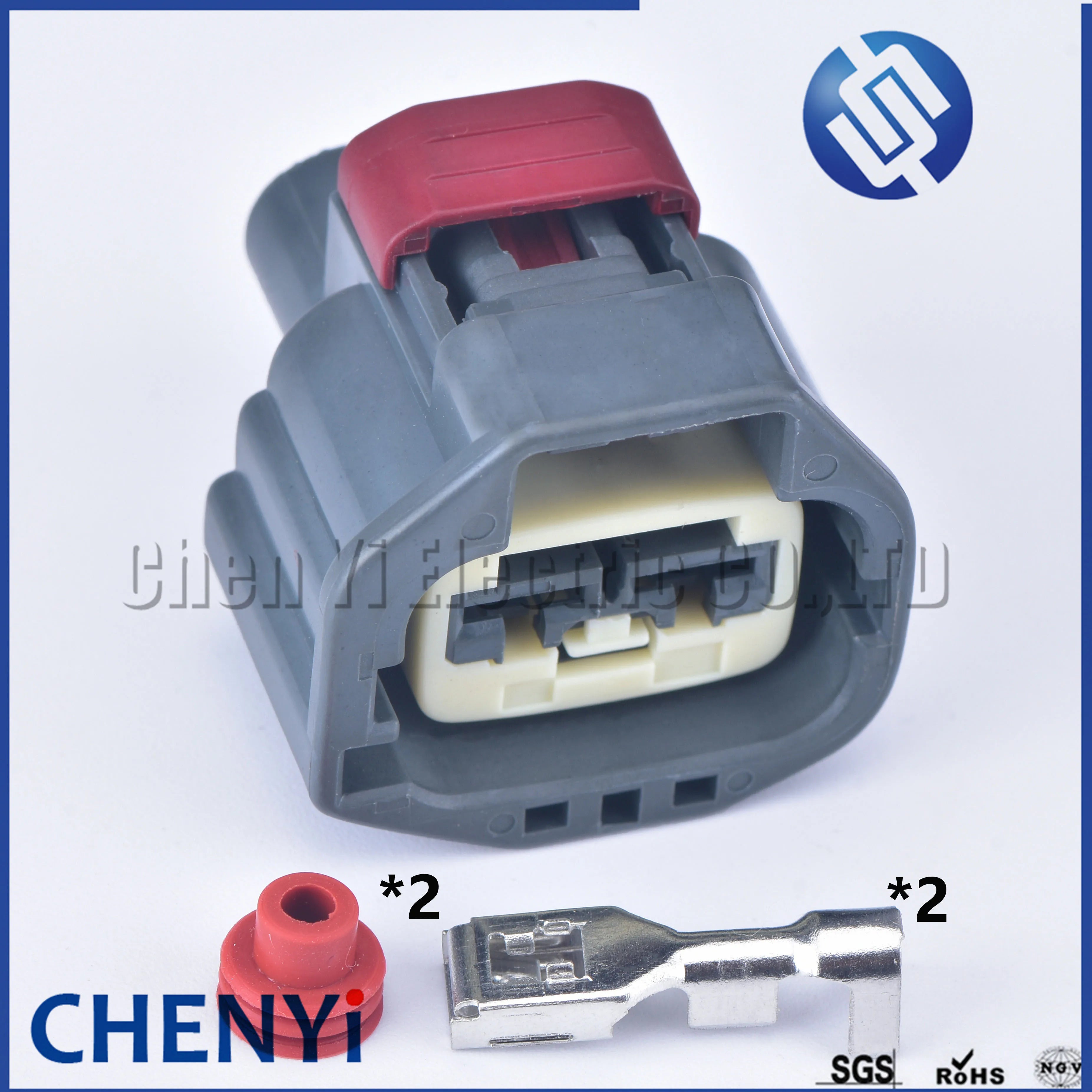 2 Pin Auto Waterproof Connector Water Tank Electronic Fan Controller Cooling Fan Module Regulator Plug 7283-5596-10 7282-5596-10