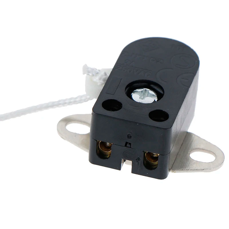 1pc Mini Pull Cord Switch Wall Lamp Pull Wire Switch Universal Pull Chain Cord For Ceiling Lamp Switch Replacement Tools