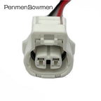 1 Set 2 Pin Auto Wiper Spray Motor Distributor Socket Electrical Connectors Female Wire Harness Plug for Toyota 90980-11250
