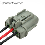 1 Set 3 Pin Car Headlamp Light Taillight Electrical Cable Connectors Wire Harness Plug PB295-03120 For Nissan 6185-0869