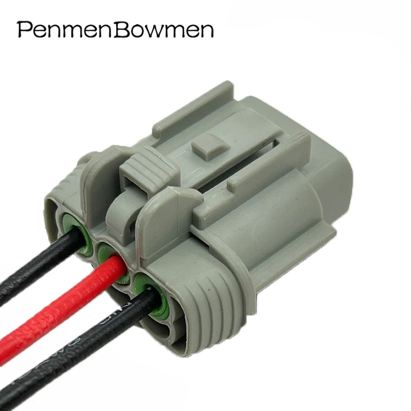 1 Set 3 Pin Car Headlamp Light Taillight Electrical Cable Connectors Wire Harness Plug PB295-03120 For Nissan 6185-0869