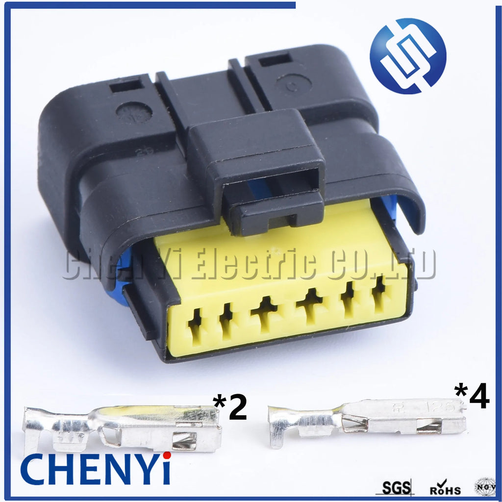 6 Pin male or female gray/black Accelerator pedal auto connector for citroen Peugeot Renault 211PL069S0049 211PC069S0049
