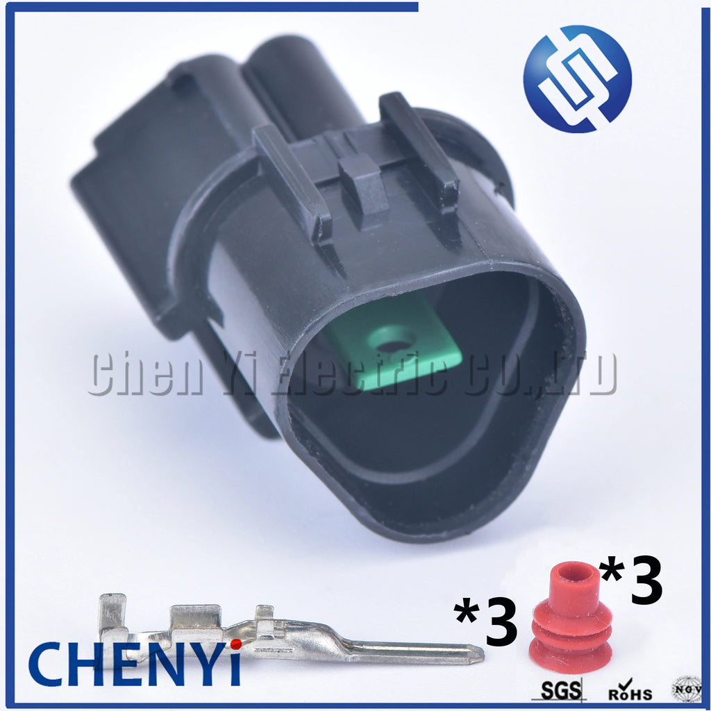 3 Pin/way male or female Waterproof Electrical Wire Auto Connector Plug PB621-03020 PB625-03027 Headlight sensor for Hyundai Kia