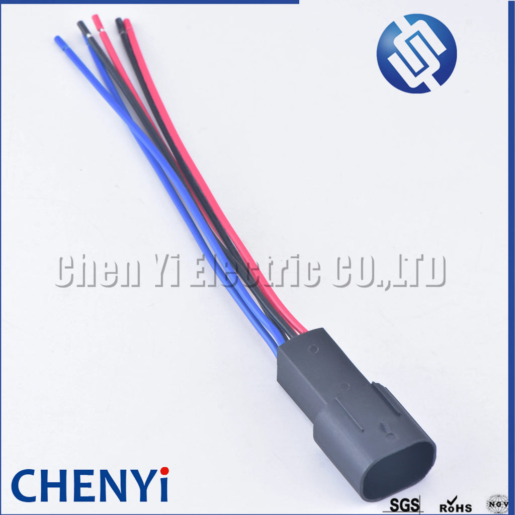 6 Pin auto waterproof plug Female (1.5) LSU 4.9 Wide Band Oxygen Sensor Connector 1928404669 4H0973713 4H0 973 713 with cable