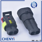 5 sets 2 Pin way Female or Male SuperSealed 282104-1 282080-1 Waterproof Electrical Automotive Connector Plug For car