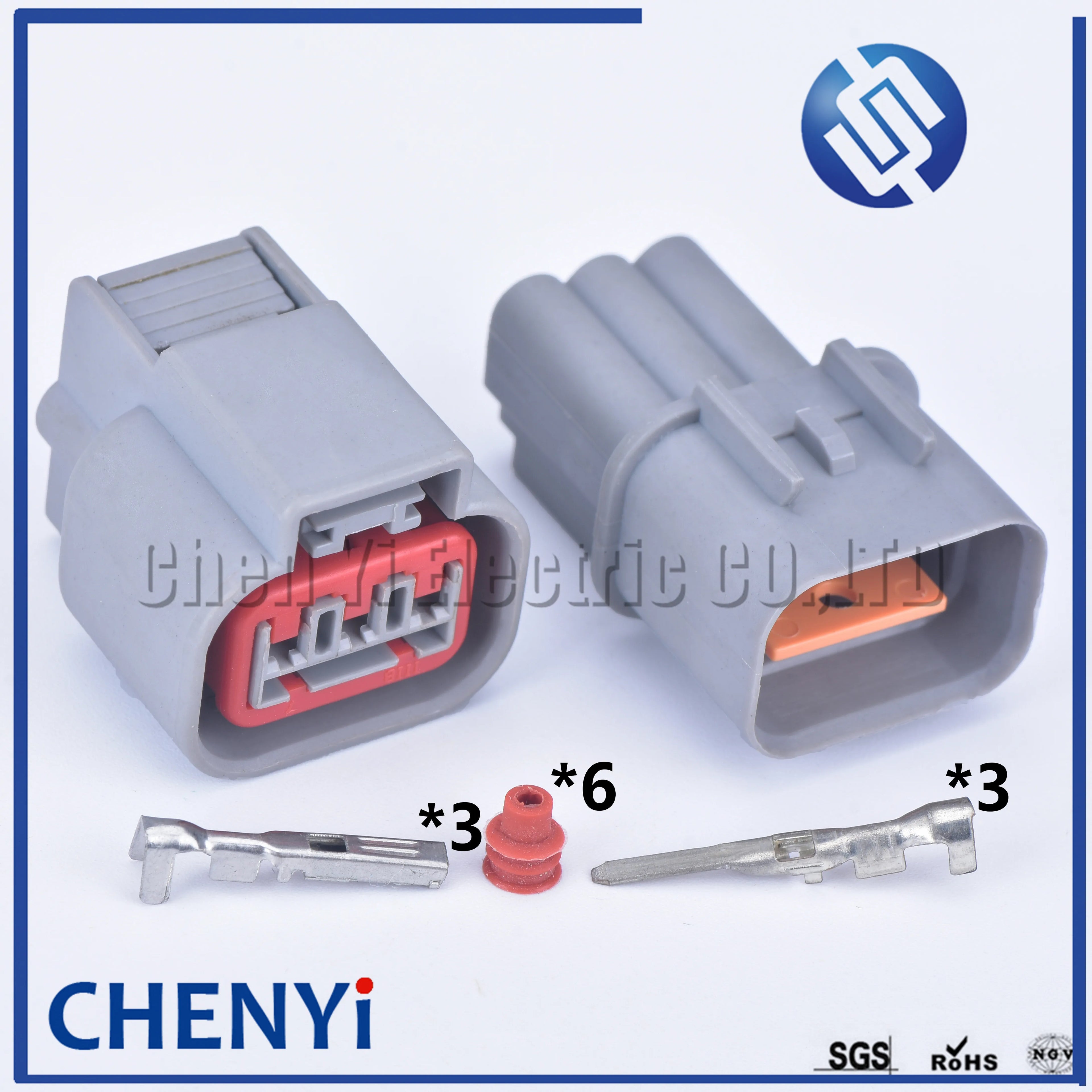 3 Pin waterproof auto wire harness connector Car headlight oxygen sensor plug HN032-03020 HN036-03027 For Hyundai Kia