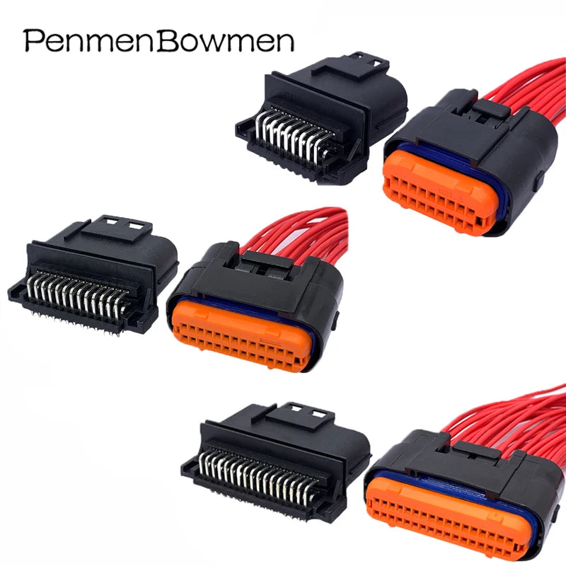 18 26 34Pin ECU Auto Computer Control System Plug Connector Wire Harness Needle Seat MX23A26SF1 MX23A34SF1 MX23A18SF1